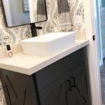 utah custom white bathroom vanity